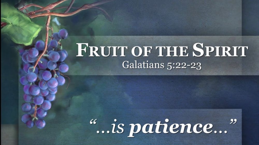 The Fruit of the Spirit: Patience