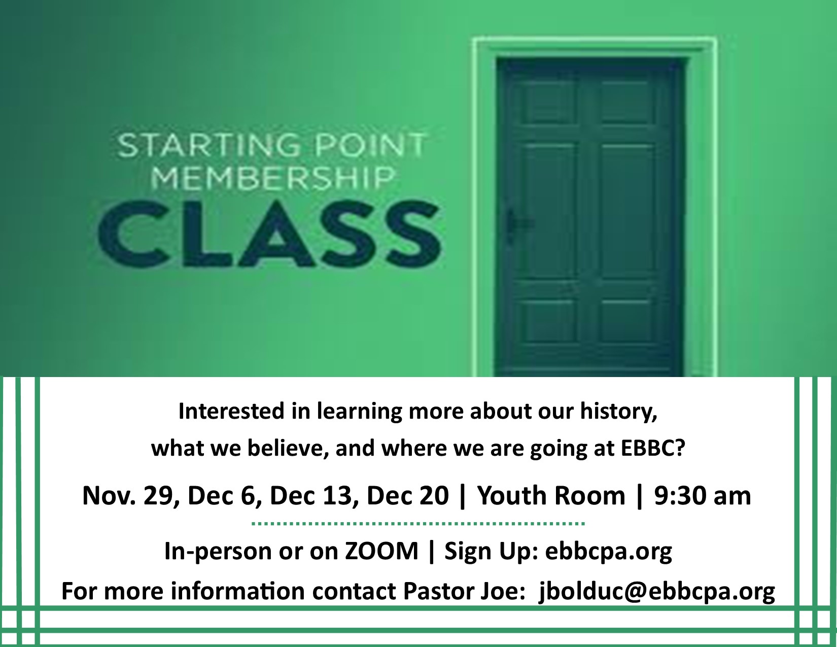 Starting Point Fall 2020-1
